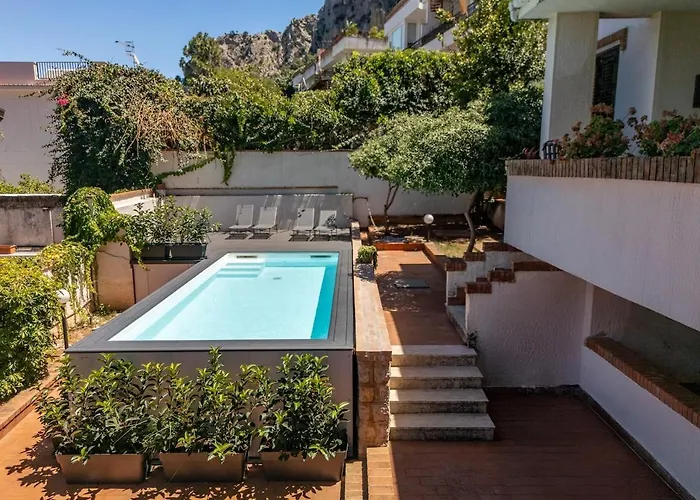 Villa Luminhouse Addaura Pool Palermo